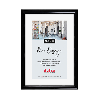 DUFCO Bilderrahmen 10.5x15cm 1400.40048 Fine Design schwarz