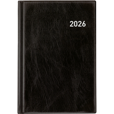 BIELLA Geschäftsagenda Terminia 2026 817535020026U 1W/2S schwarz ML 14.5x20.5cm