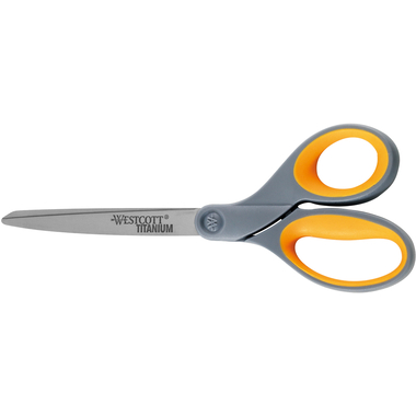 WESTCOTT Schere Softgrip Titan 23cm E-30493 00 grau/gelb