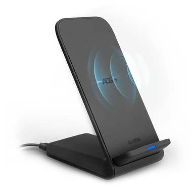 Desk stand with wireless charging