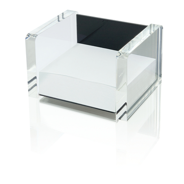 WEDO Zettelbox EXKLUSIV 607001 11.6x9.9x7.5cm 500Bl. Acryl