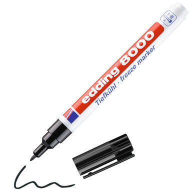 EDDING Tiefkühlmarker 1mm 8000ORG-1 schwarz