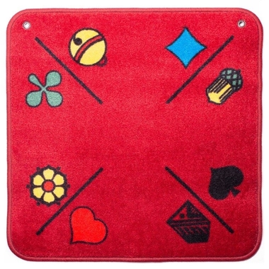 AGMÜLLER Tappeto per jass Combi 3A014360O 60x60cm rosso