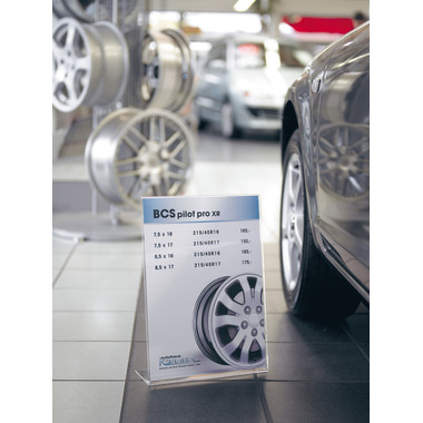 SIGEL Display table A3 TA213 transparent