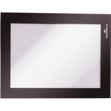 DURABLE Dossier Duraframe 487001 noir, autocollant 2 pcs.