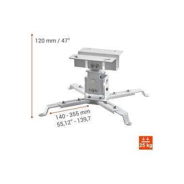 Celexon Deckenhalterung MultiCel1200 Weiss