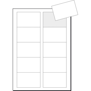SIGEL Visitenkarten 85x55mm LP802 weiss, 250g 800 Stück