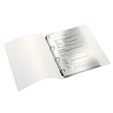 LEITZ Classif. ad annelli WOW PP A4 4257-00-95 nero 25mm