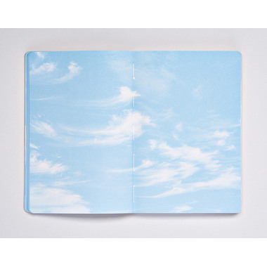 NUUNA Taccuino INSPIRATION BOOK A5 350053542 CLOUD BLUE, bianco 88 fogli
