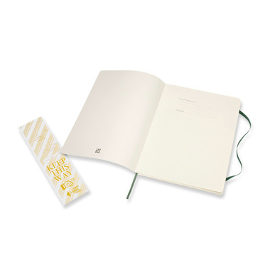 MOLESKINE Taccuino XL SC 25x19cm 600073 quadrettato, verde, 192 p.