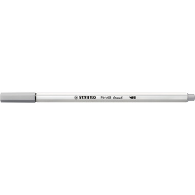STABILO Penna Fibra 68 brush 568/95 grigio chiaro