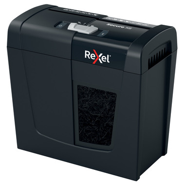 REXEL Aktenvernichter Secure 2020122EU X6, P-4, 10lt