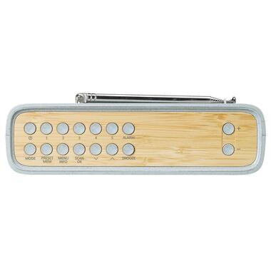 Lenco DAB+ Radio PDR-046 Bambus/Weiss