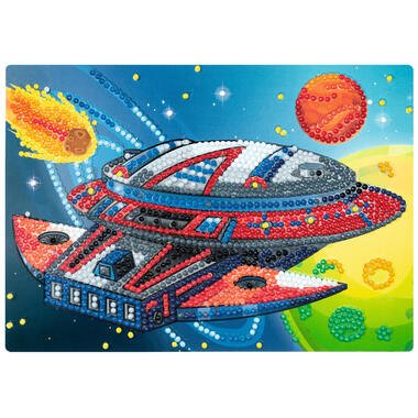 URSUS Diamond Sticker Galaxy 43510004 2 Karten, 2 Anhänger