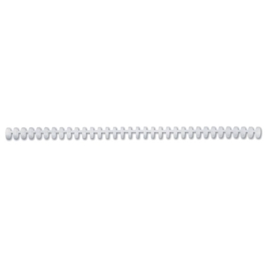 GBC Baguettes de reliure 12mm A4 388057E blanc, 34 anneaux 50 pcs.