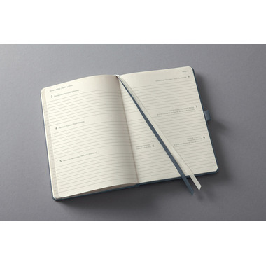 CONCEPTUM Wochenkalender 2026 C2667 1W/2S dunkelgrau 15.1x10.8cm