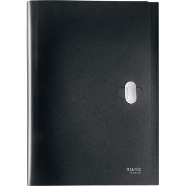 LEITZ Projektmappe Recycle A4 4624-00-95 schwarz, PP 5 Fächer