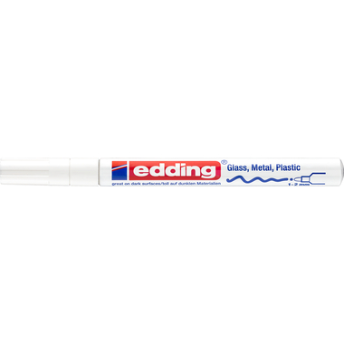 EDDING Paintmarker 751 CREA 1-2mm 751-49 CREA weiss