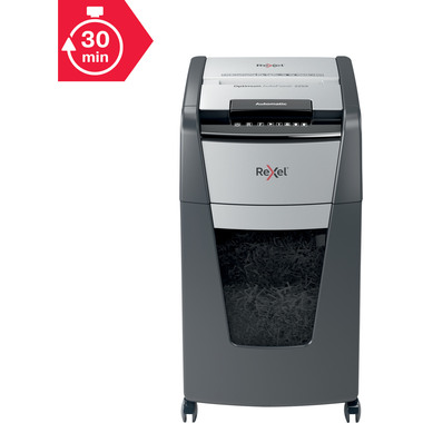 REXEL Aktenvernichter Optimum AF+ 2020225XCH 225X, P-4, 60lt