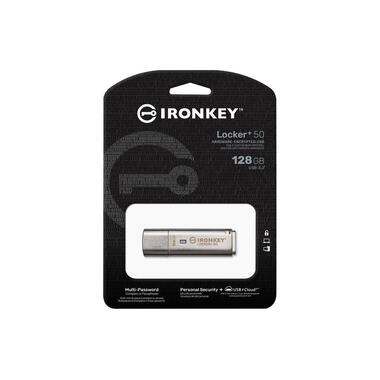 Kingston USB stick IronKey Locker+ 50 256 GB