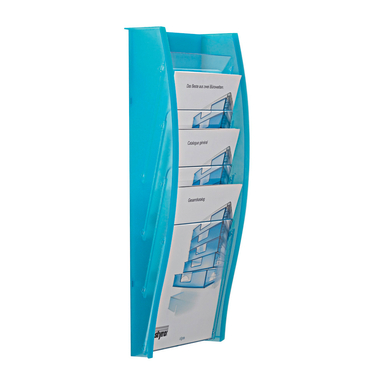 STYRO Sostegno murale prospetti A4 128-340.0230 lagoon 4 scomp.