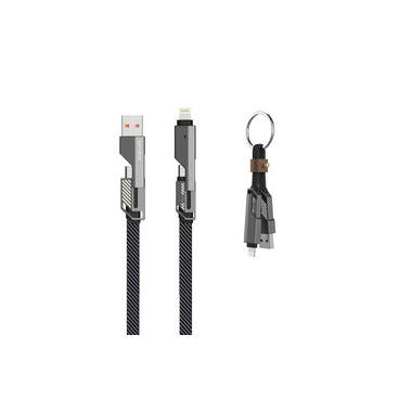 4smarts ComboCord Flat 240 W USB-A/USB-C - Lightning/USB-C 1,5 m