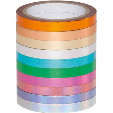 FOLIA Washi Tape Set Hotfoil 26437 10 Stück