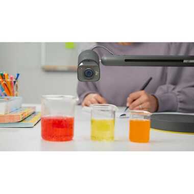 Logitech Reach - Telecamera regolabile per contenuti con base da tavolo