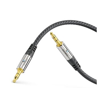 sonero Audio Cable 3.5 mm Jack with Nylon Sheath 1.5 m