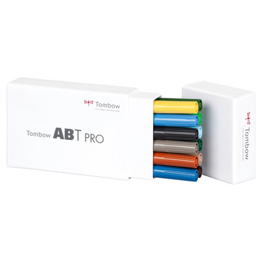 TOMBOW Dual Brush Pen ABT PRO ABTP-12P-4 Landscape Colours 12 pezzi
