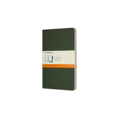 MOLESKINE Cahier L/A5, 3x, Liniert 855273 Myrtengrün 3 Stück