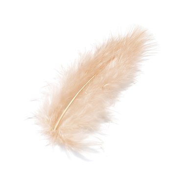 KNORR PRANDELL Marabufedern 10cm 216619207 apricot 15 Stück