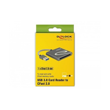 Delock Card Reader Extern 91525 USB 3.0 pour CFast 2.0