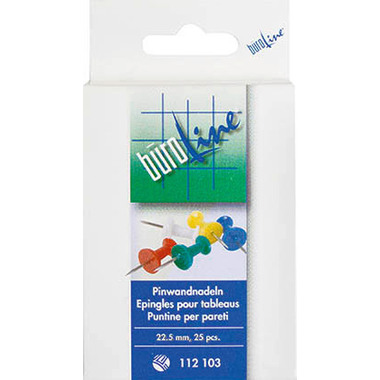 BÜROLINE Pins ass. 112103 25 pezzi