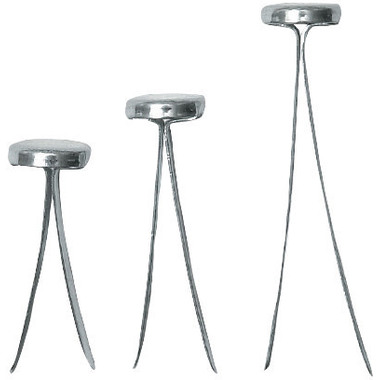 OMEGA Rundkopfklammern 5 26mm 134020592 Alu 100 Stück