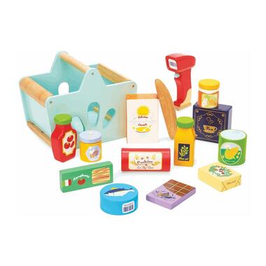 LE TOY VAN Aliments jouets Panier d'achat rempli & scanner
