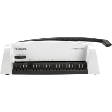 FELLOWES Plastikbindegerät Starlet 2 A4 5227901 schwarz/weiss
