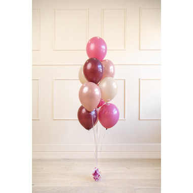 PARTYDECO Palloncini 30cm ZBL2 rosso, assortiti 10 pezzi