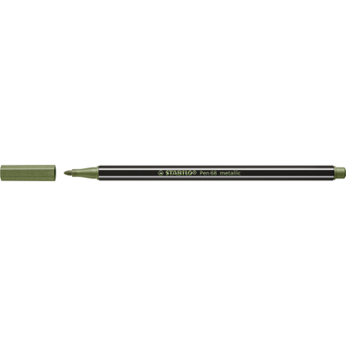 STABILO Stylo Fibre 68 1mm 68/843 metallic vert clair