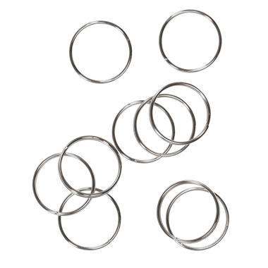 I AM CREATIVE Porte clés, 10 pcs. 4100.14 diamètre 27mm