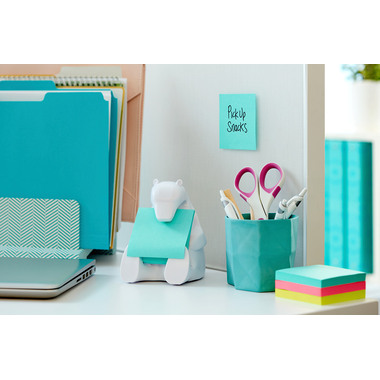 POST-IT Z-Notes Bear Dispenser 76x76mm BEAR-330 aquawave