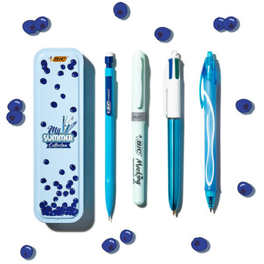 BIC Summer Metal Box 978217 blue 4 Stück