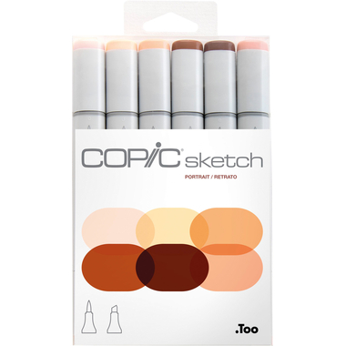 COPIC Marker Sketch 21075666 Set Porträt, 6 pz.