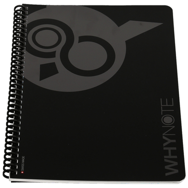 WHYNOTE Carnet A4 WNA4BOK01 kit de démarrage, noir