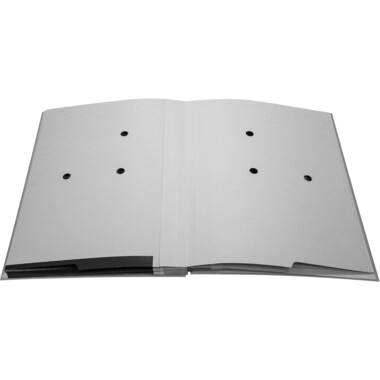 BIELLA Unterschriftenmappe A4 34142027U dunkelgrau 20-teilig