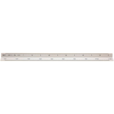LINEX Dreikantmassstab 30cm 100413048 weiss/farbig