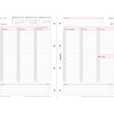 CHRONOPLAN Piano settimanale sost. 2027 50707Z.27 1S/2P A4