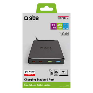 Power Delivery GaN-Ladestation mit mehreren Ports | SBS