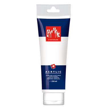 CARAN D'ACHE Couleur acrylique 250ml 2810.001 blanc