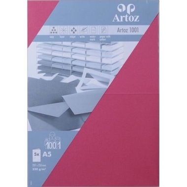 ARTOZ Cartoline 1001 A5 107392265 220g, olivo 5 fogli